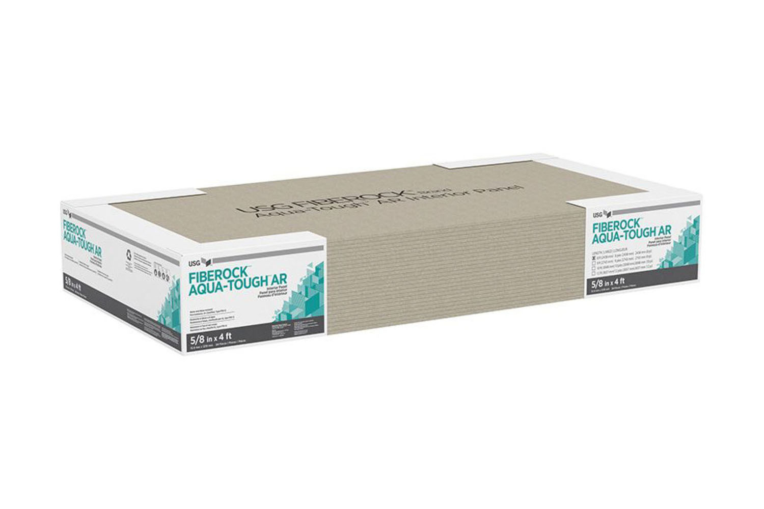 ألواح فايبروك© أكوا-تاف™ الداخلية لمقاومة سوء الاستخدام 